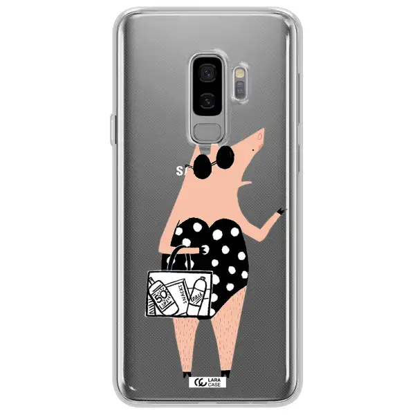 Lady Pig Samsung S9 Plus Clear TPU Case