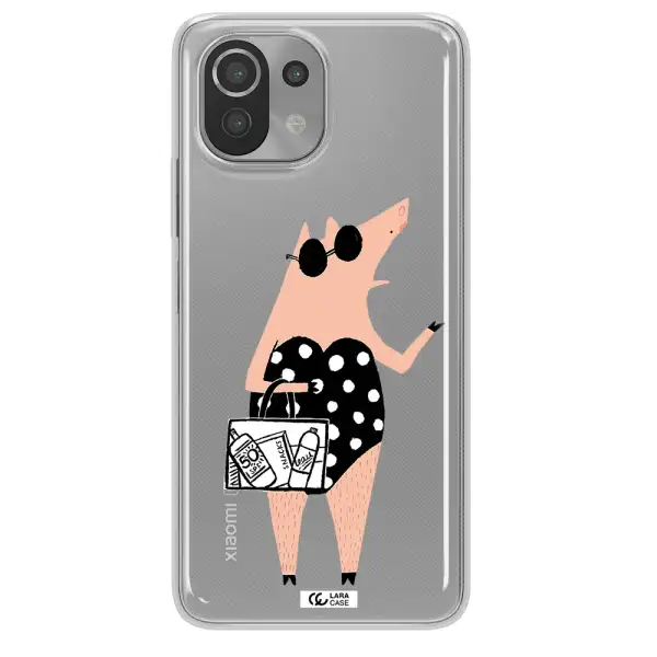 Lady Pig Xiaomi Mi 11 Lite Clear TPU Case