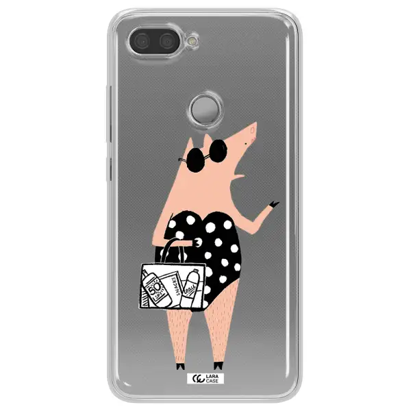 Lady Pig Xiaomi Mi 8 Lite Clear TPU Case
