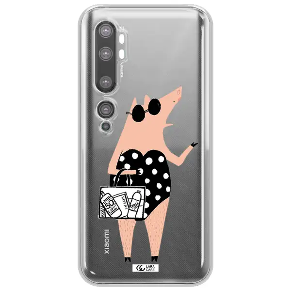 Lady Pig Xiaomi Mi Note 10 Clear TPU Case
