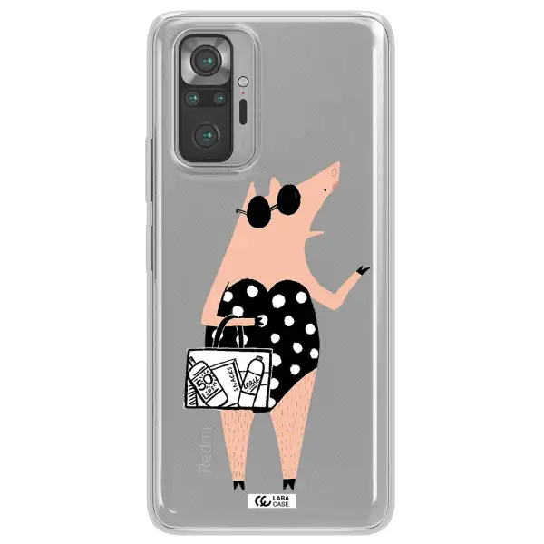 Lady Pig Xiaomi Note 10 Pro Clear TPU Case