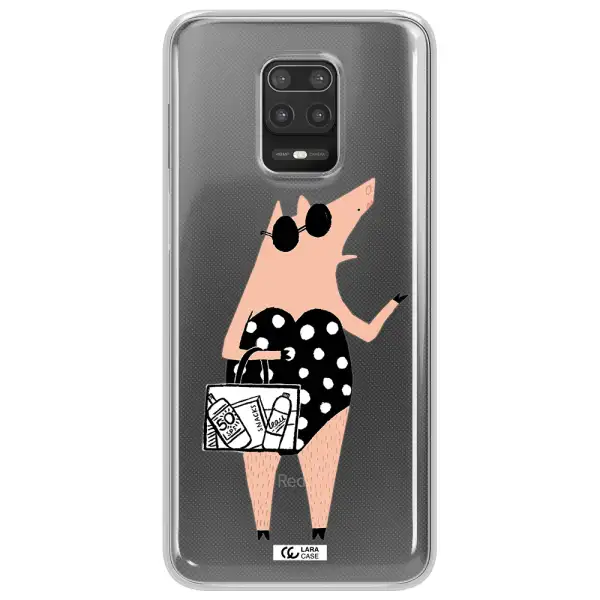 Lady Pig Xiaomi Note 9S Clear TPU Case