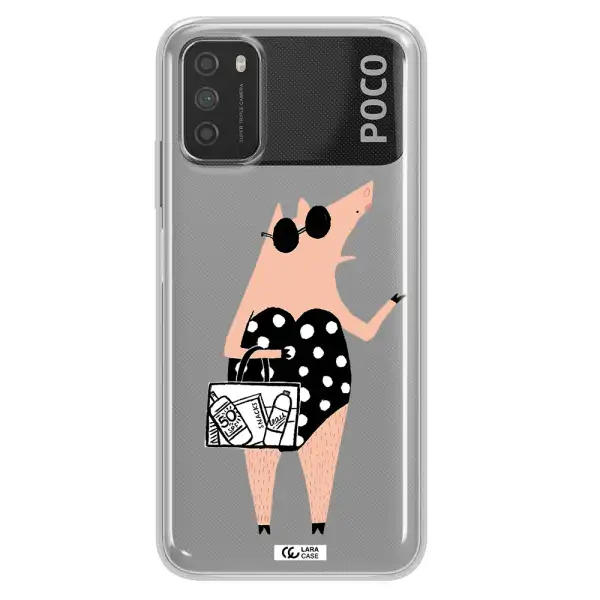 Lady Pig Xiaomi Poco M3 Clear TPU Case