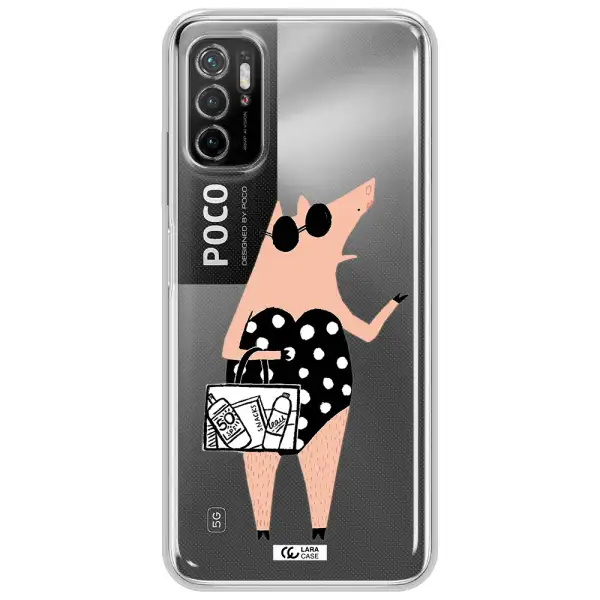Lady Pig Xiaomi Poco M4 Pro 5G Clear Tpu Case