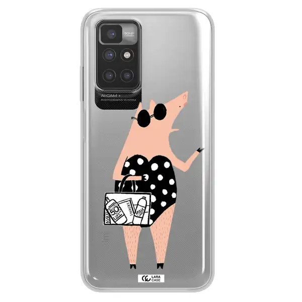 Lady Pig Xiaomi Redmi 10 Clear TPU Case