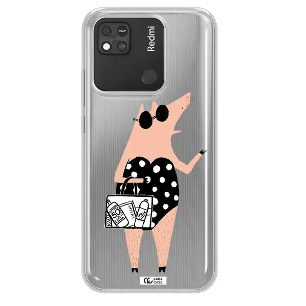 Lady Pig Xiaomi Redmi 10A Clear TPU Case