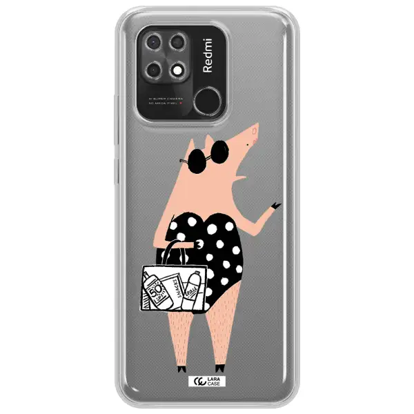 Lady Pig Xiaomi Redmi 10C Clear TPU Case