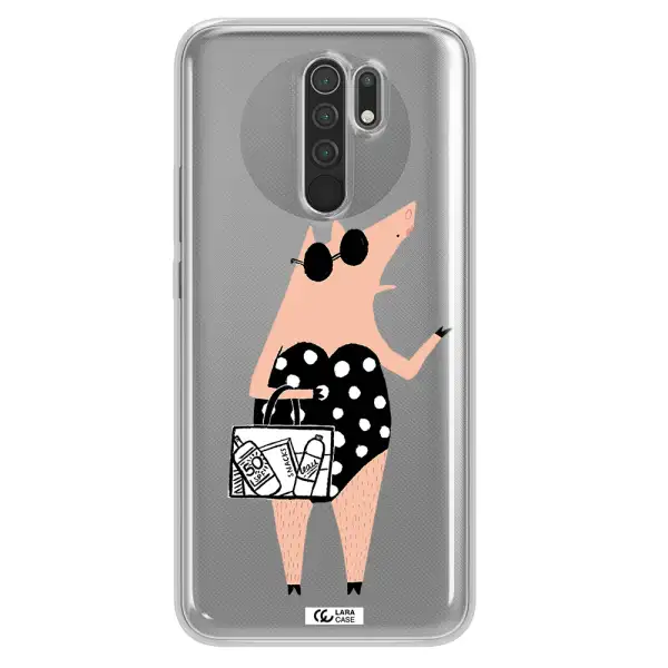 Lady Pig Xiaomi Redmi 9 Clear TPU Case
