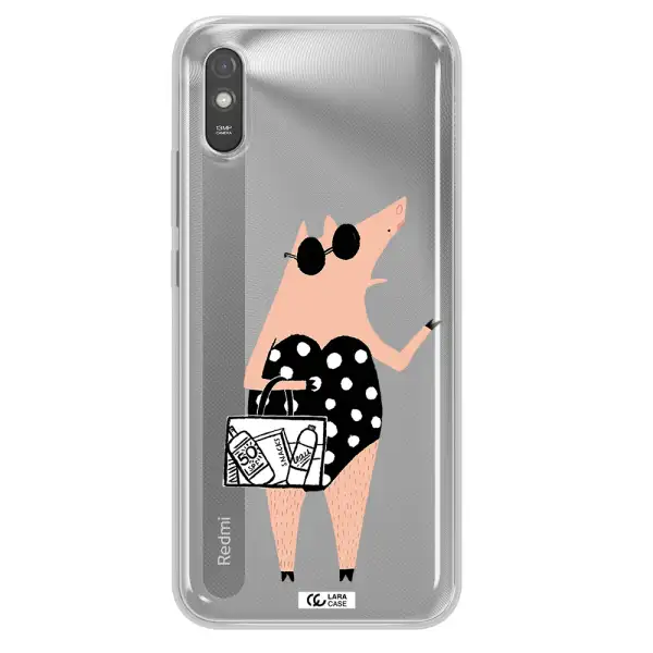 Lady Pig Xiaomi Redmi 9A Clear TPU Case