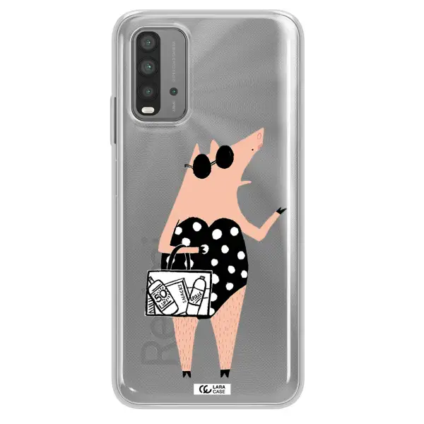 Lady Pig Xiaomi Redmi 9T Clear TPU Case