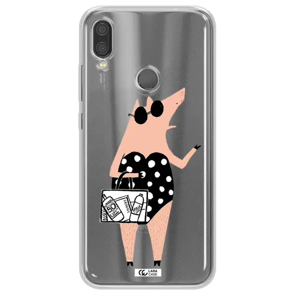 Lady Pig Xiaomi Redmi Note 7 Clear TPU Case