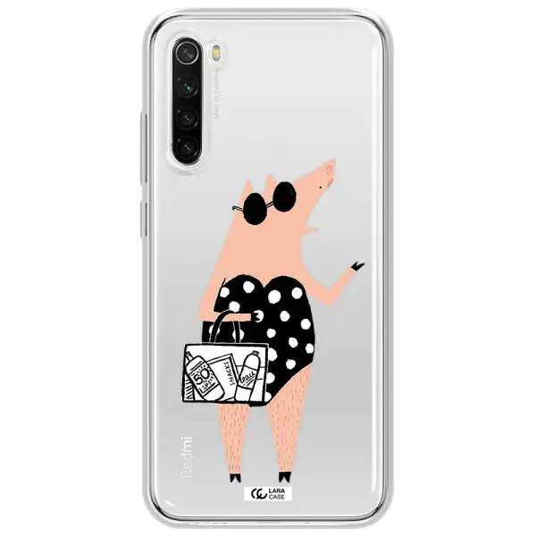 Lady Pig Xiaomi Redmi Note 8T Clear Tpu Case