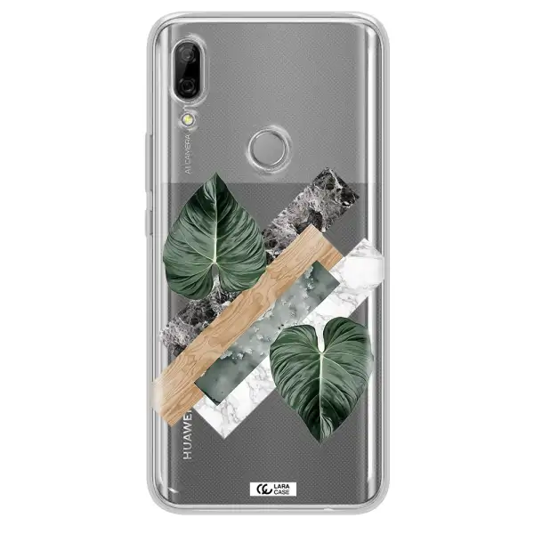 Tropical Leaves Huawei P Smart Z Clear TPU Case