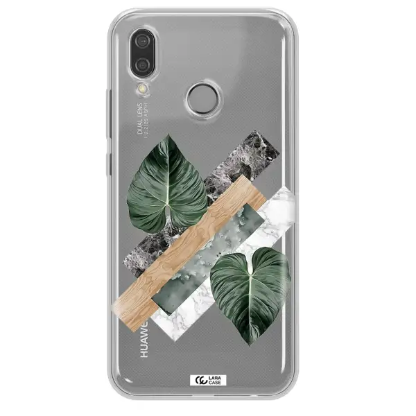 Tropical Leaves Huawei P20 Lite Clear TPU Case