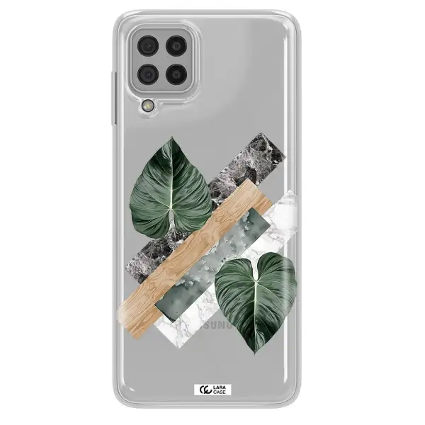 Tropical Leaves Samsung A22 4g Clear TPU Case