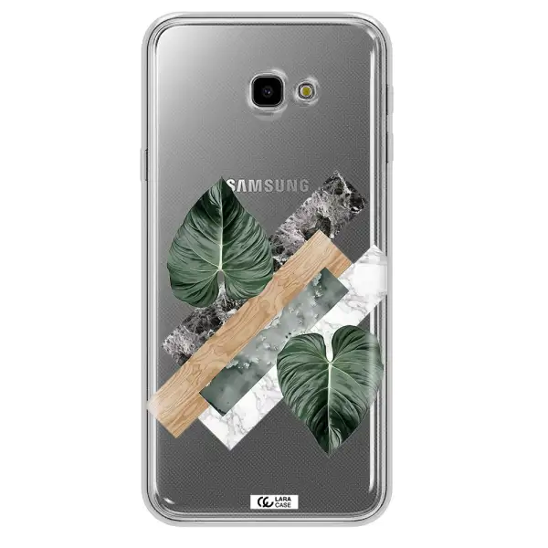 Tropical Leaves Samsung J4 Plus Clear TPU Case