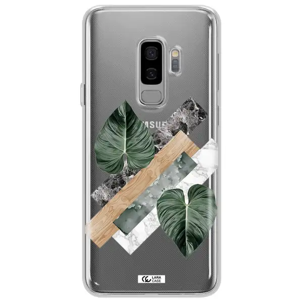 Tropical Leaves Samsung S9 Plus Clear TPU Case