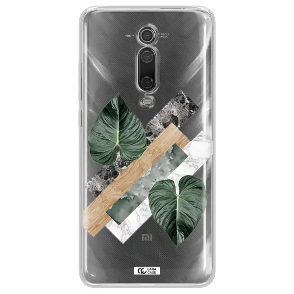 Tropical Leaves Xiaomi Redmi K20 Clear Tpu Case