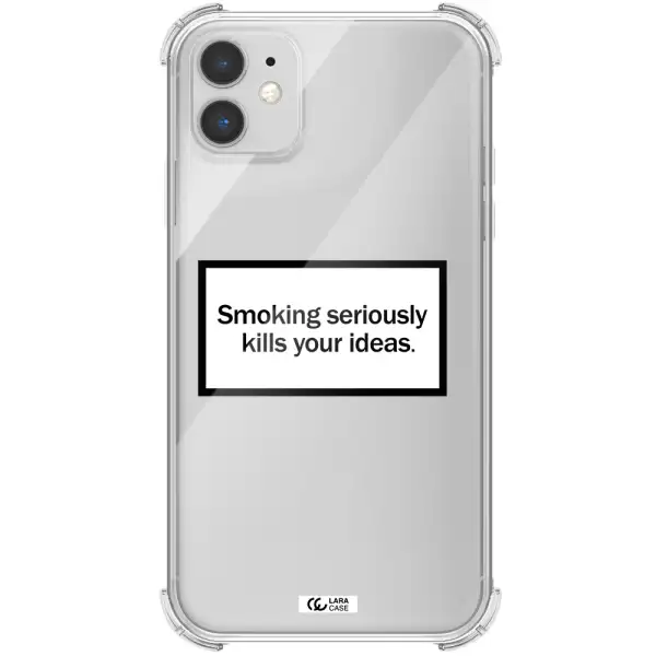 Cigarette Damage Apple iPhone 11 Clear PC Case