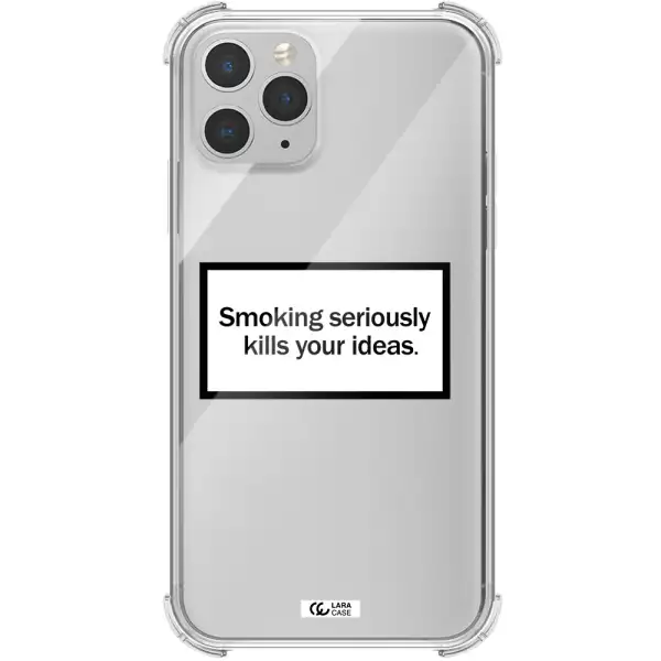 Cigarette Damage Apple iPhone 11 pro max Clear PC Case