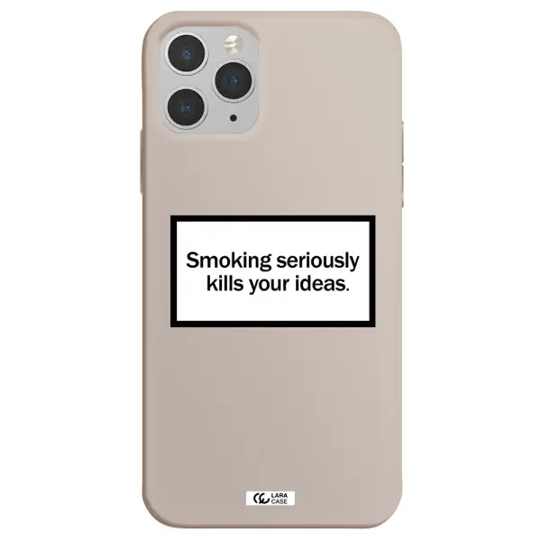 Cigarette Damage Apple iPhone 11 pro Silicone Stone Case