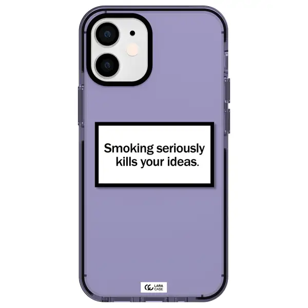 Cigarette Damage Apple iPhone 12 mini impact Lilac Case