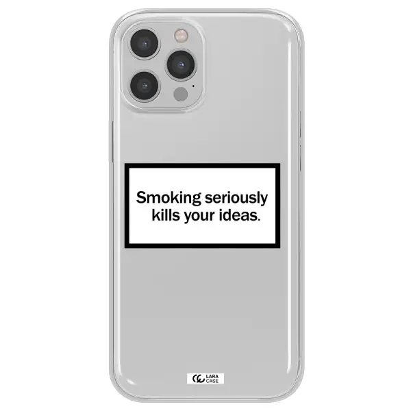 Cigarette Damage Apple iPhone 12 pro Clear TPU Case
