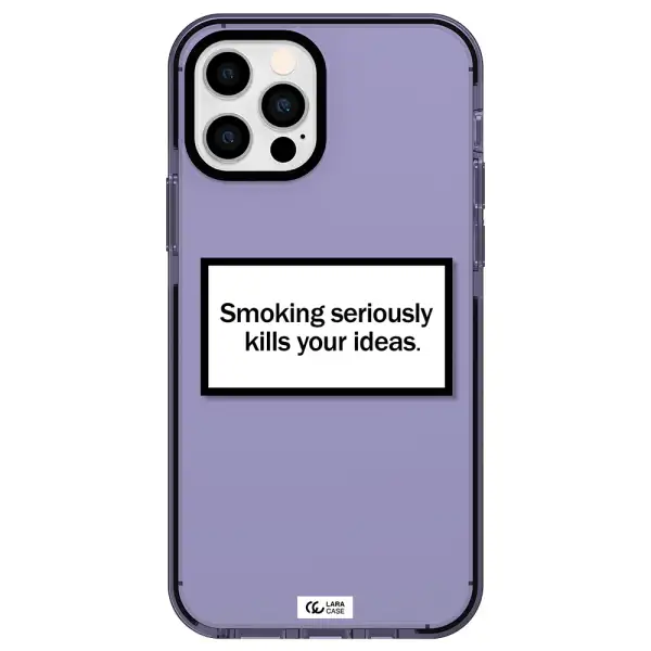 Cigarette Damage Apple iPhone 12 pro impact Lilac Case