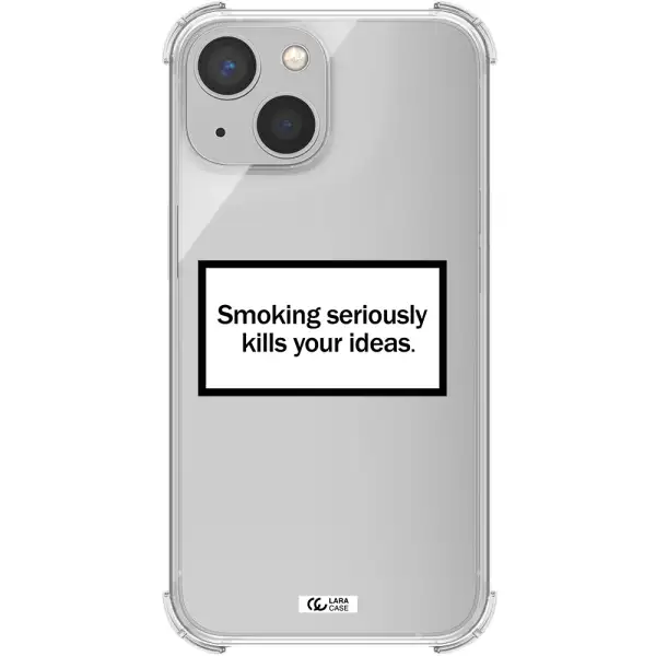 Cigarette Damage Apple iPhone 13 Clear PC Case