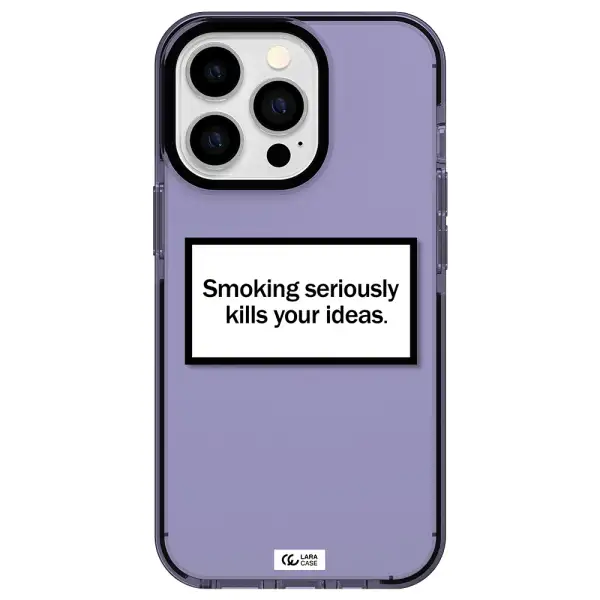 Cigarette Damage Apple iPhone 13 Pro impact Lilac Case