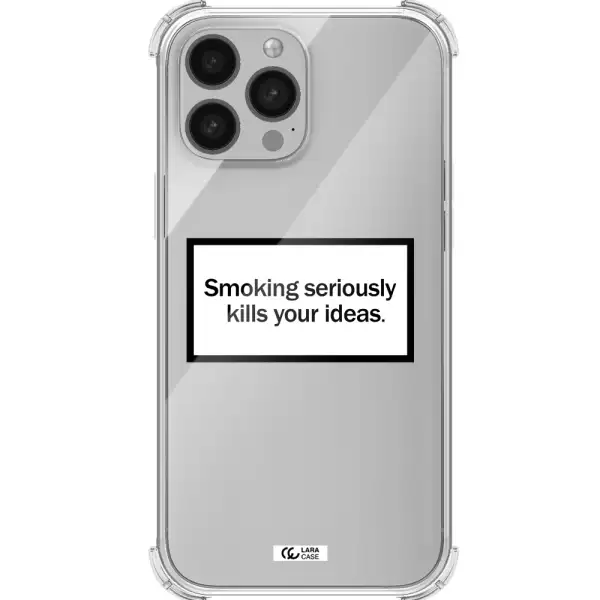 Cigarette Damage Apple iPhone 13 Pro Max Clear PC Case