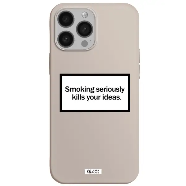Cigarette Damage Apple iPhone 13 Pro Silicone Stone Case
