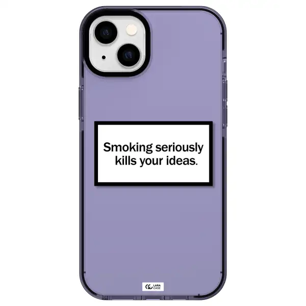 Cigarette Damage Apple iPhone 14 plus impact Lilac Case