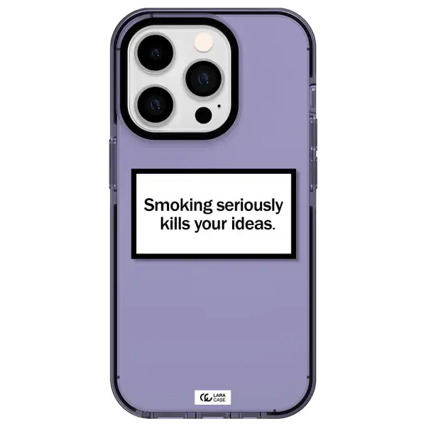 Cigarette Damage Apple iPhone 14 pro impact Lilac Case