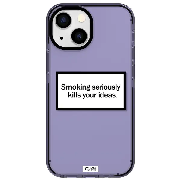 Cigarette Damage Apple iPhone 15 impact Lilac Case