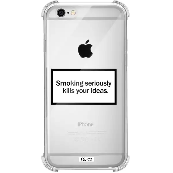 Cigarette Damage Apple iPhone 6 Clear PC Case