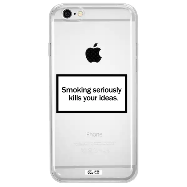 Cigarette Damage Apple iPhone 6 plus Clear TPU Case