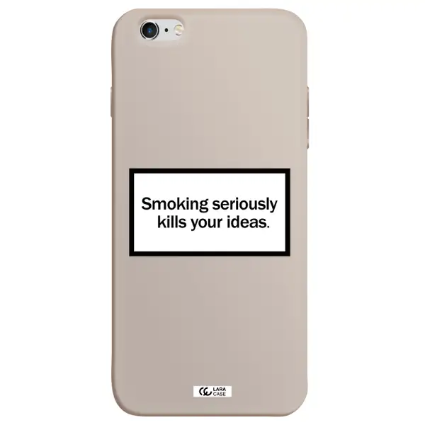 Cigarette Damage Apple iPhone 6 s plus Silicone Stone Case