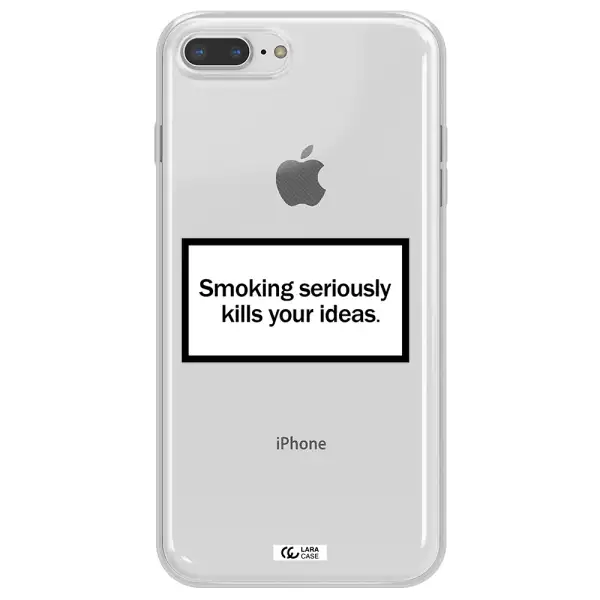 Cigarette Damage Apple iPhone 7 plus Clear TPU Case