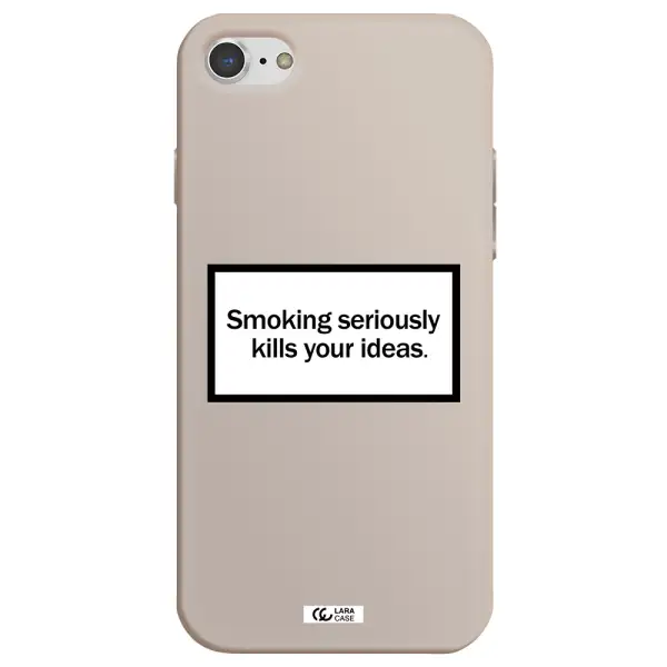 Cigarette Damage Apple iPhone 7 Silicone Stone Case