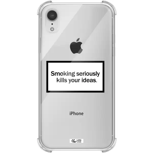 Cigarette Damage Apple iPhone XR Clear PC Case