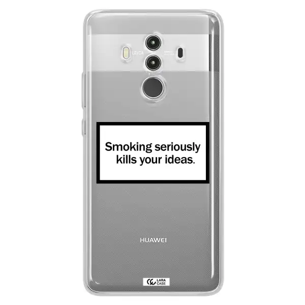 Cigarette Damage Huawei Mate 10 Clear TPU Case