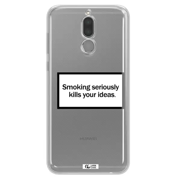 Cigarette Damage Huawei Mate 10 Lite Clear TPU Case