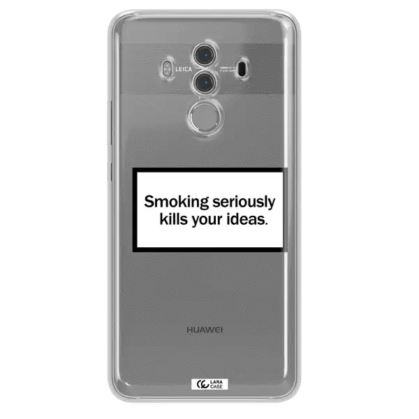 Cigarette Damage Huawei Mate 10 Pro Clear TPU Case