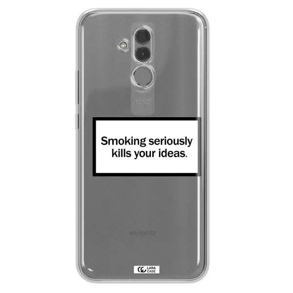 Cigarette Damage Huawei Mate 20 Lite Clear TPU Case