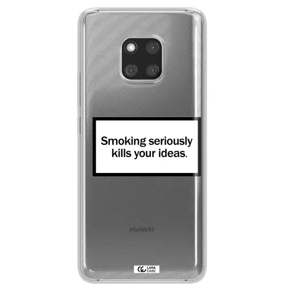 Cigarette Damage Huawei Mate 20 Pro Clear TPU Case