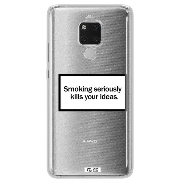 Cigarette Damage Huawei Mate 20X Clear TPU Case