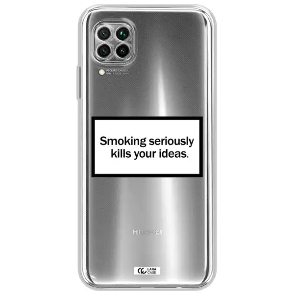 Cigarette Damage Huawei Nova 7I Clear Tpu Case