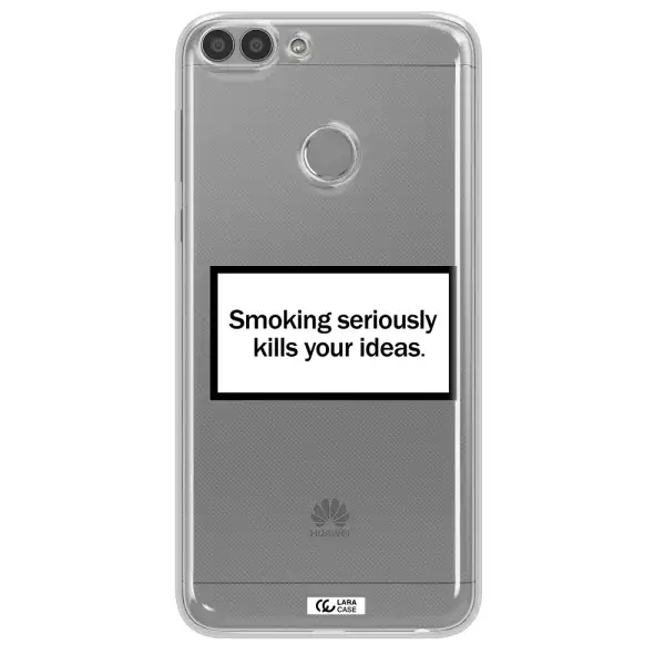 Cigarette Damage Huawei P Smart 2017 Clear TPU Case