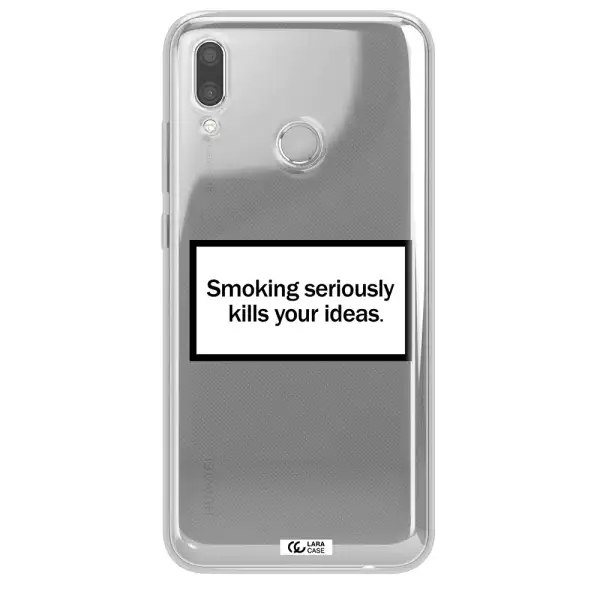 Cigarette Damage Huawei P Smart 2019 Clear TPU Case